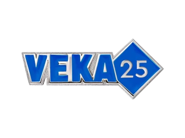 Юбилейные значки "VEKA" фото