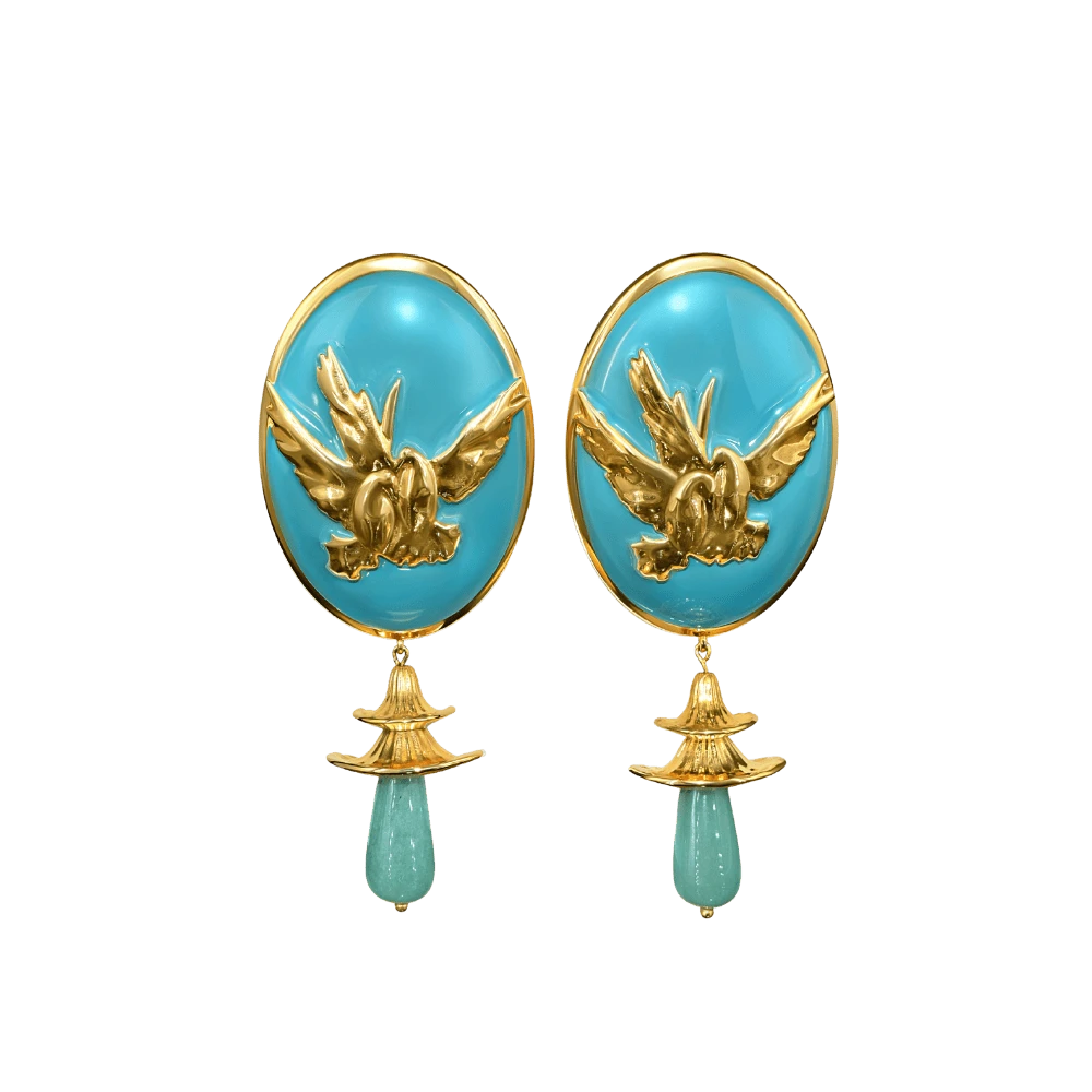 Серьги "Птицы"