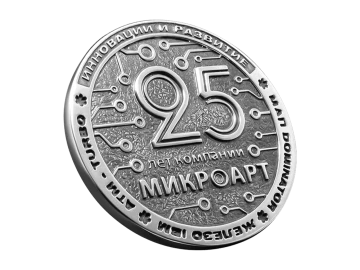 Юбилейная медаль "Микроарт" фото