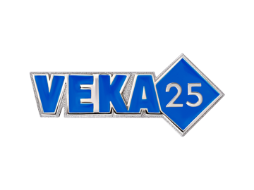 Юбилейные значки "VEKA"