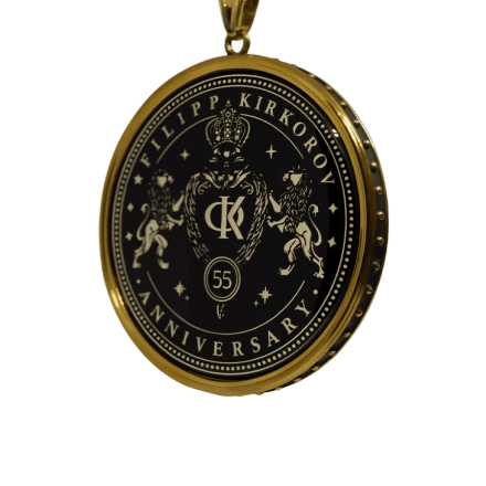 Кулон на юбилей "FK.55" фото