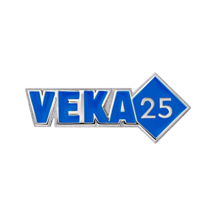Юбилейные значки "VEKA" фото