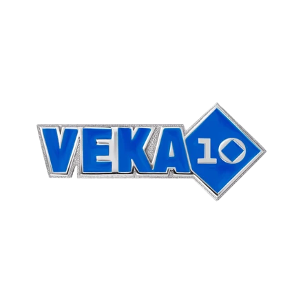 Юбилейные значки "VEKA" фото