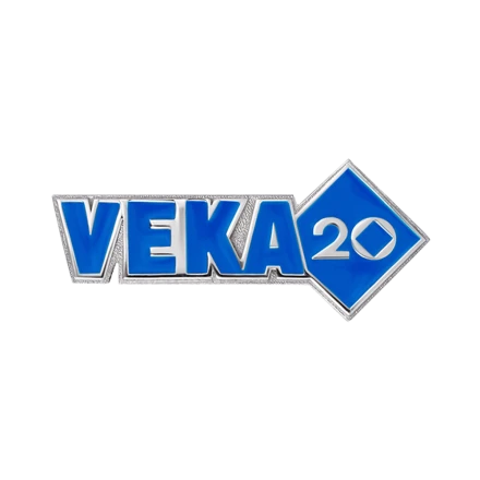 Юбилейные значки "VEKA" фото