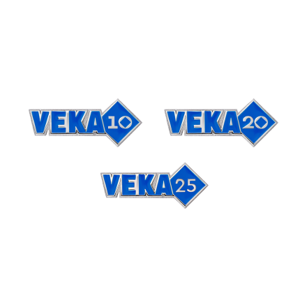 Юбилейные значки "VEKA"