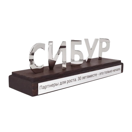 Статуэтка «Сибур - 30 лет» фото