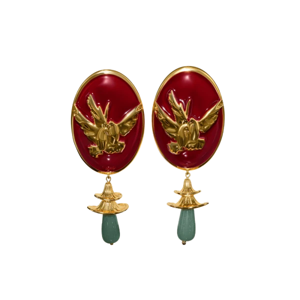 Серьги "Птицы"