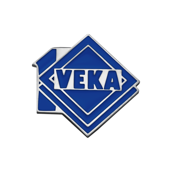 Значок с цветной эмалью "VEKA"